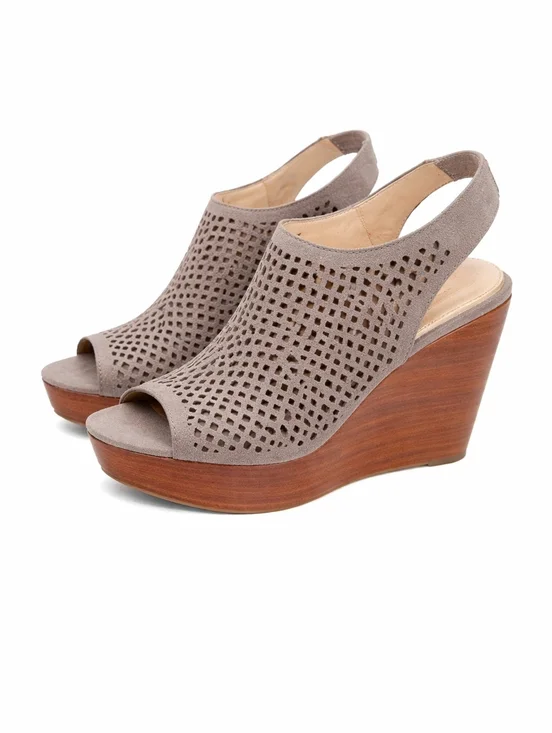 Coach Chastity‎ Op Art Laser Wedges 9.5 NEW - Picture 6 of 12